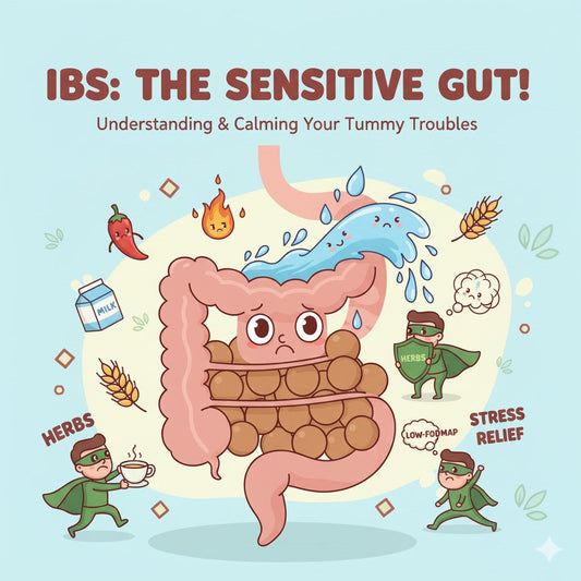 IBS natural treatment and gut wellness supplement