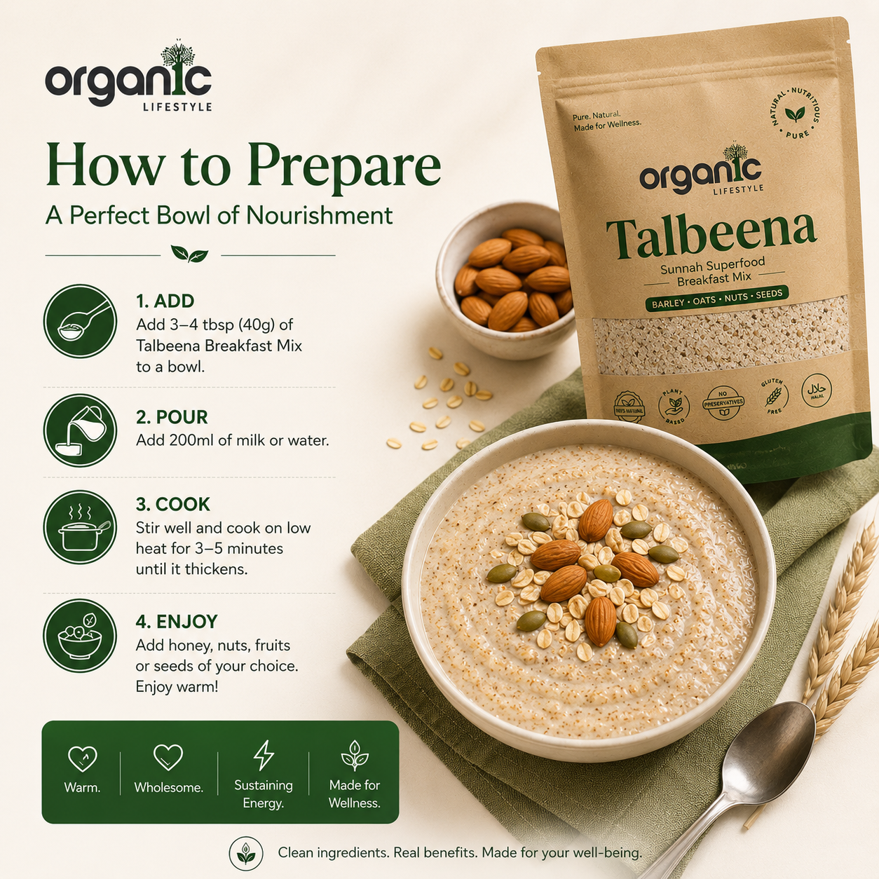 Talbeena Sunnah Superfood BreakFast Mix